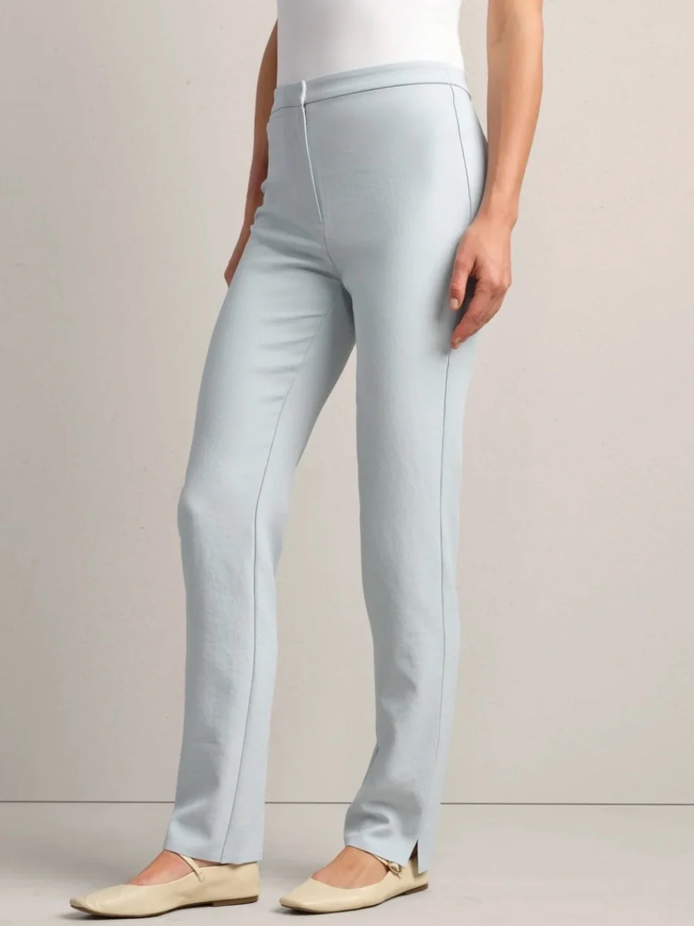 Rhone Horizon Slim Trousers in Blue Pearl